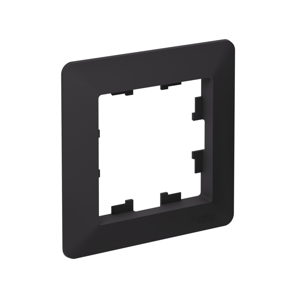 Рамка 1-ая Systeme Electric AtlasDesign Air Карбон/дымчатый черный ATN221001