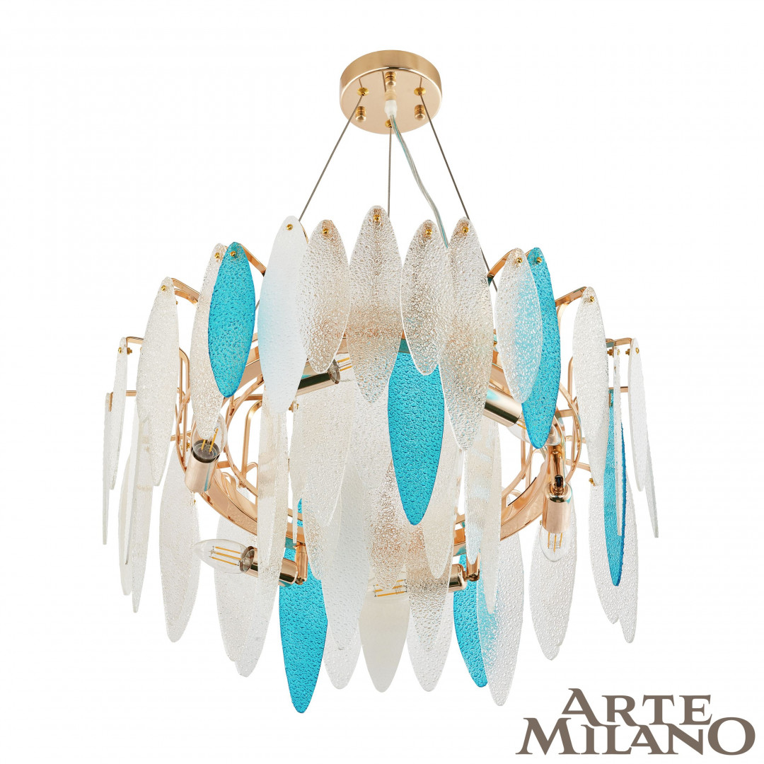 Подвесная люстра Arte Milano 7763B.D600.H300.E14.6 G