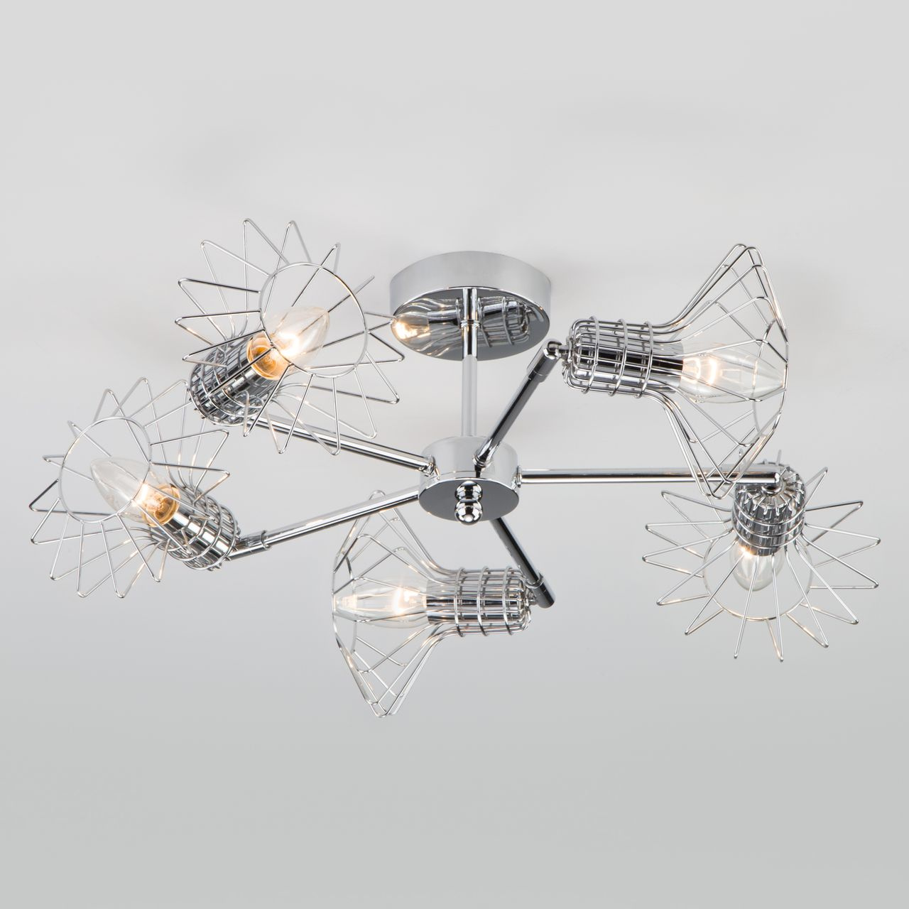 Потолочная люстра Eurosvet Tranello 70108/5 хром