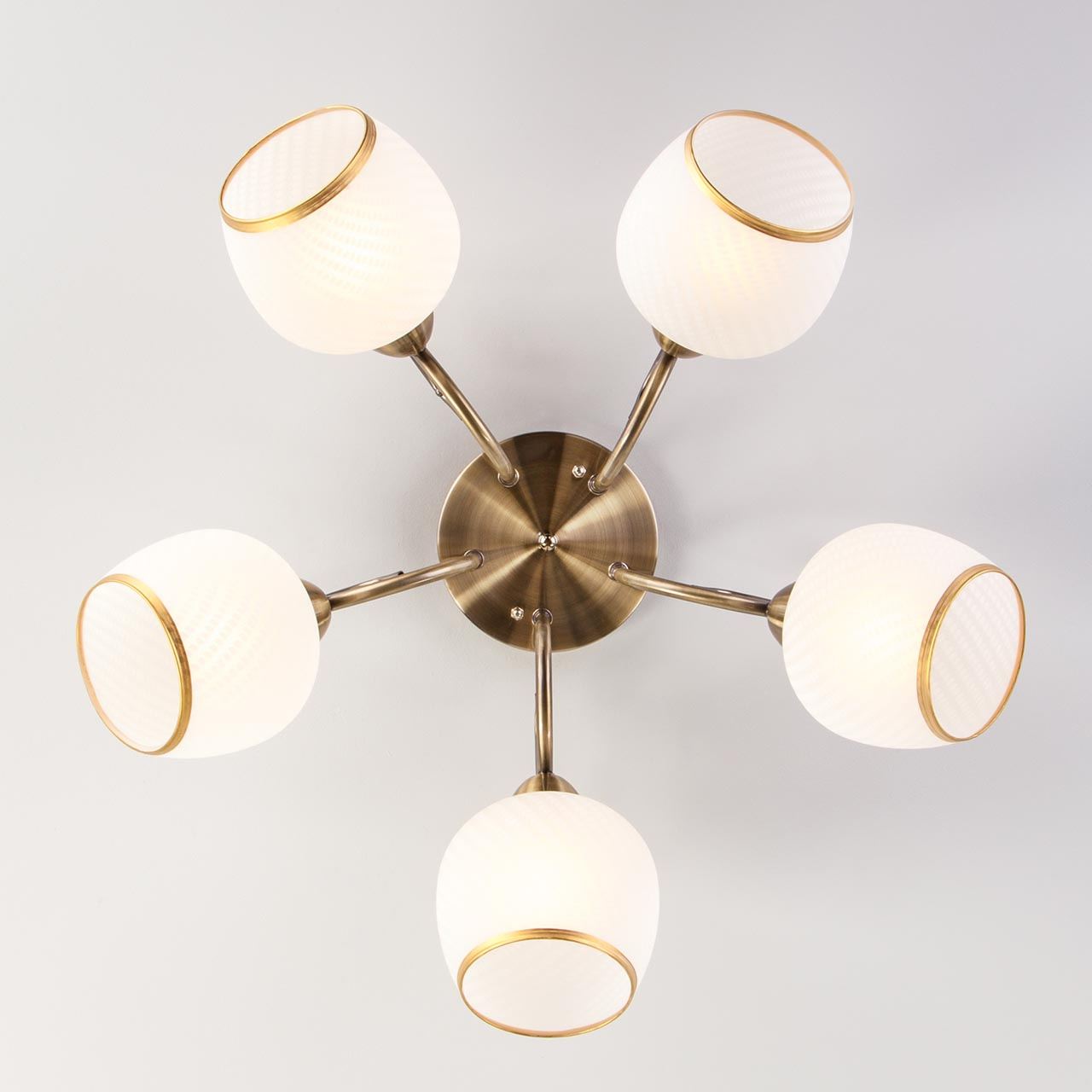 Потолочная люстра Eurosvet Brooksy 30159/5 античная бронза