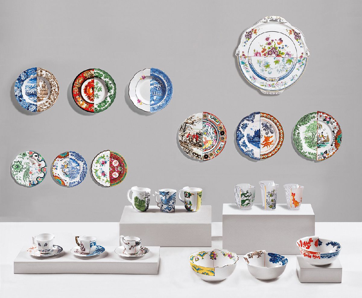 Тарелка фарфоровая Seletti Hybrid Ipazia 09722