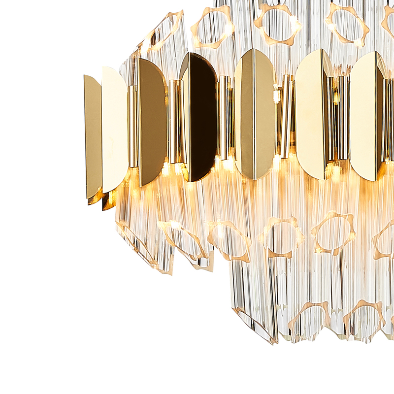 Подвесная люстра Natali Kovaltseva RIVERA 81443/14C GOLD