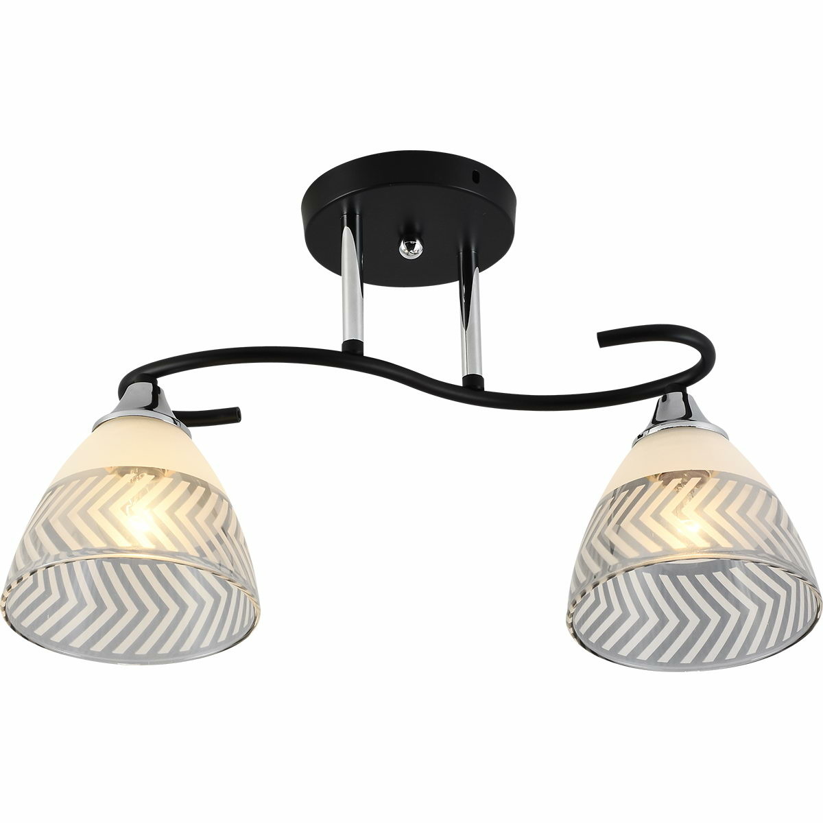 Люстра на штанге Reluce 11391-0.3-02B BK+CR