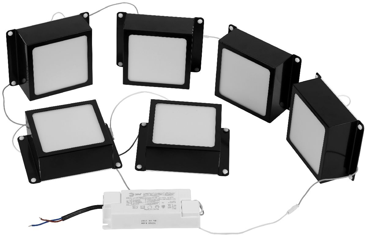 Встраиваемый светильник (комплект из 6 шт.) Эра SPO-646-3-4K-B6 Б0063052