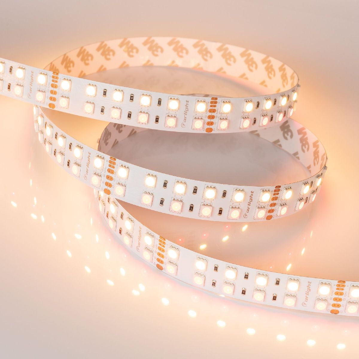 Светодиодная лента Arlight RT-B144-19mm 24V RGBW-Warm (32 W/m, IP20, 5m) 012327(3)