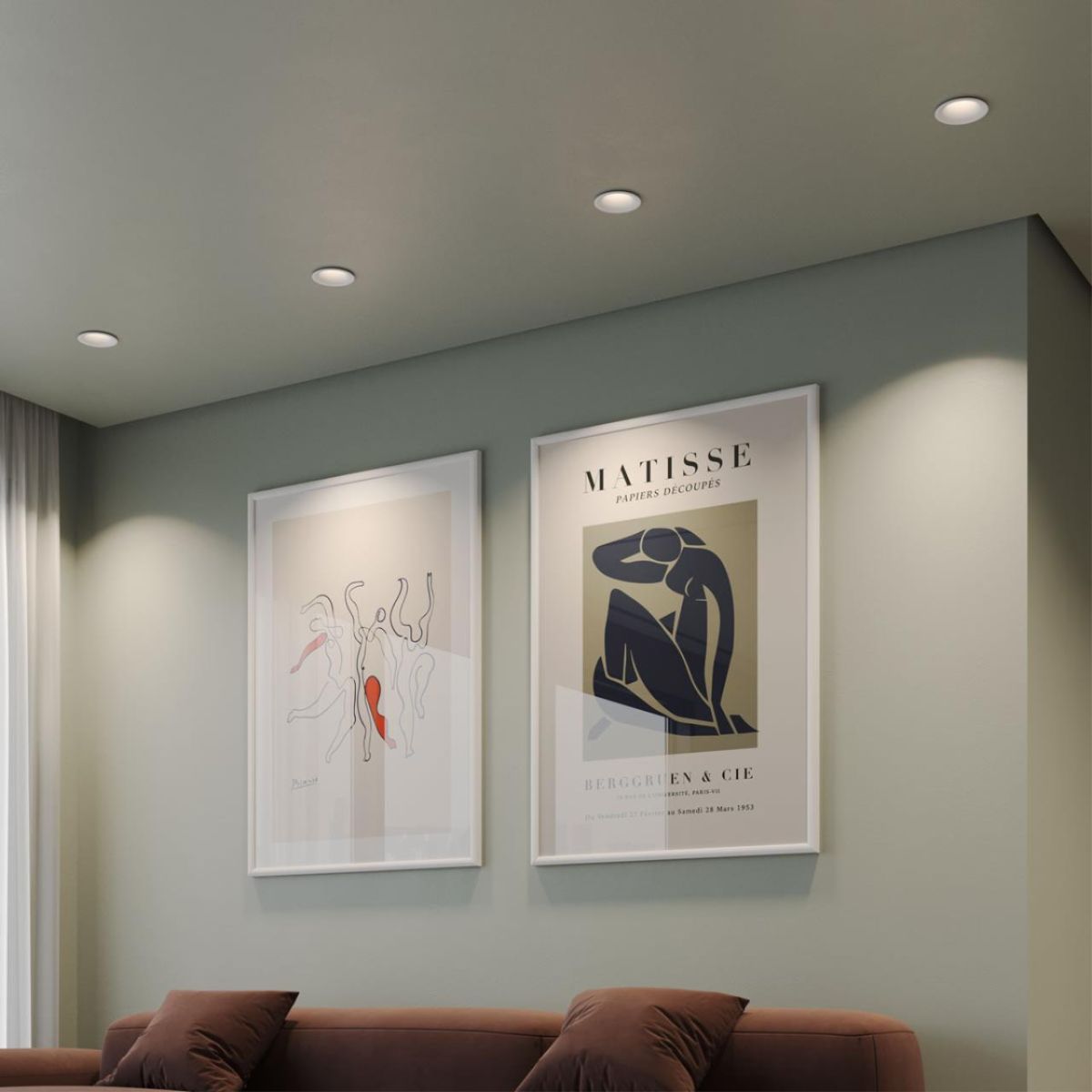 Встраиваемый светильник с переключателем цв. температуры Novotech Wir Eclat 359886