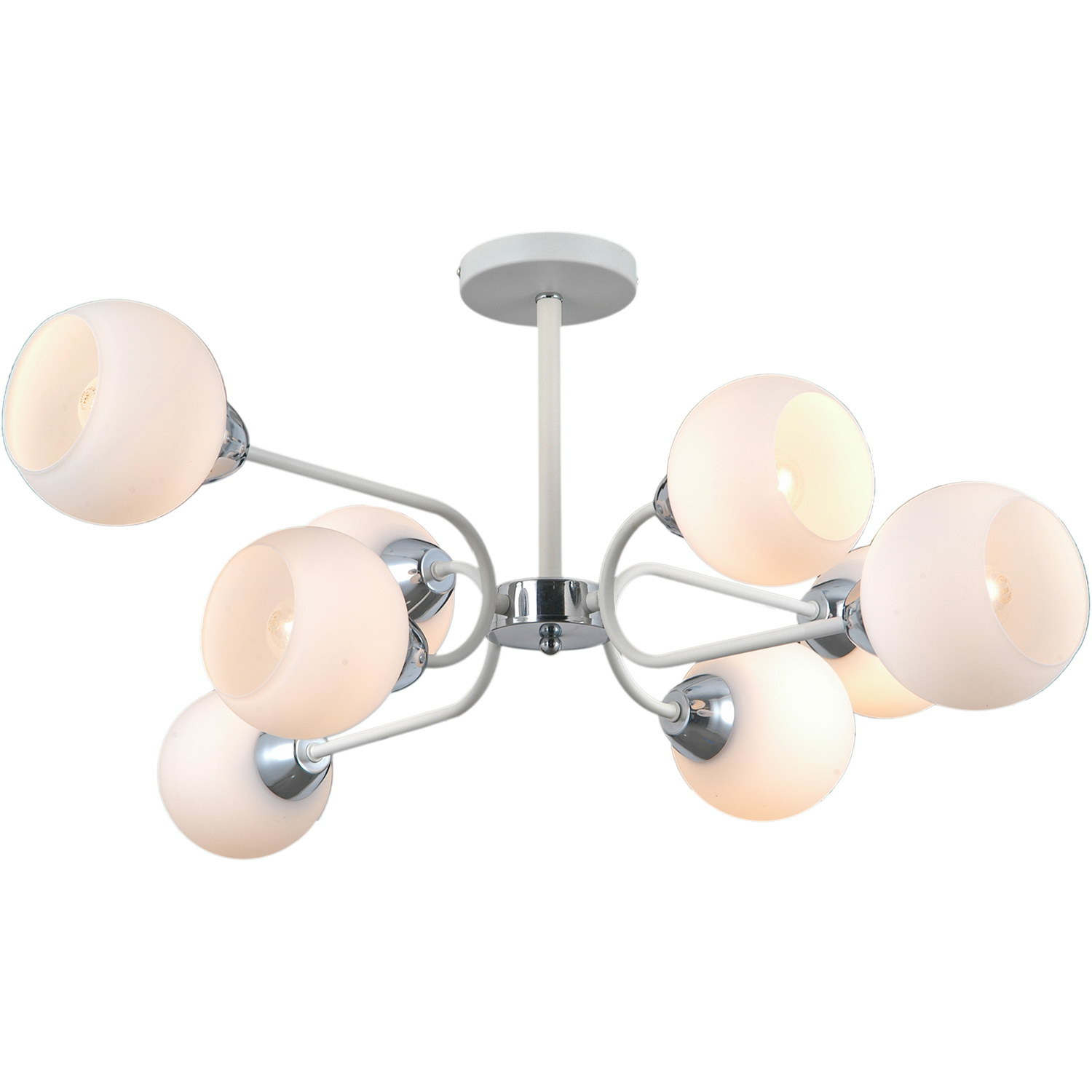 Люстра на штанге Illumico IL0398-8CSQ-79 CR WT