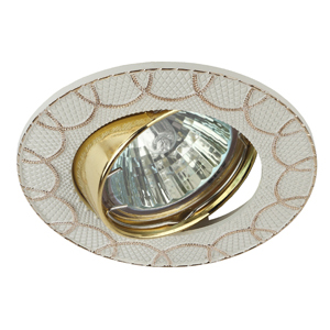 Встраиваемый светильник Эра KL48 А WH/GD Б0017107