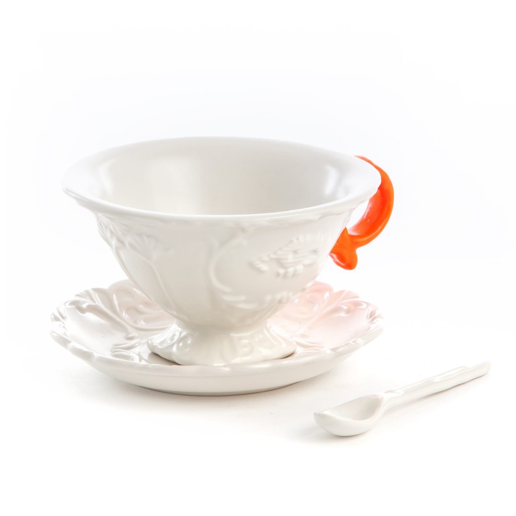 Блюдце с чашкой I-Tea Orange Seletti I-Wares 09858 ARA