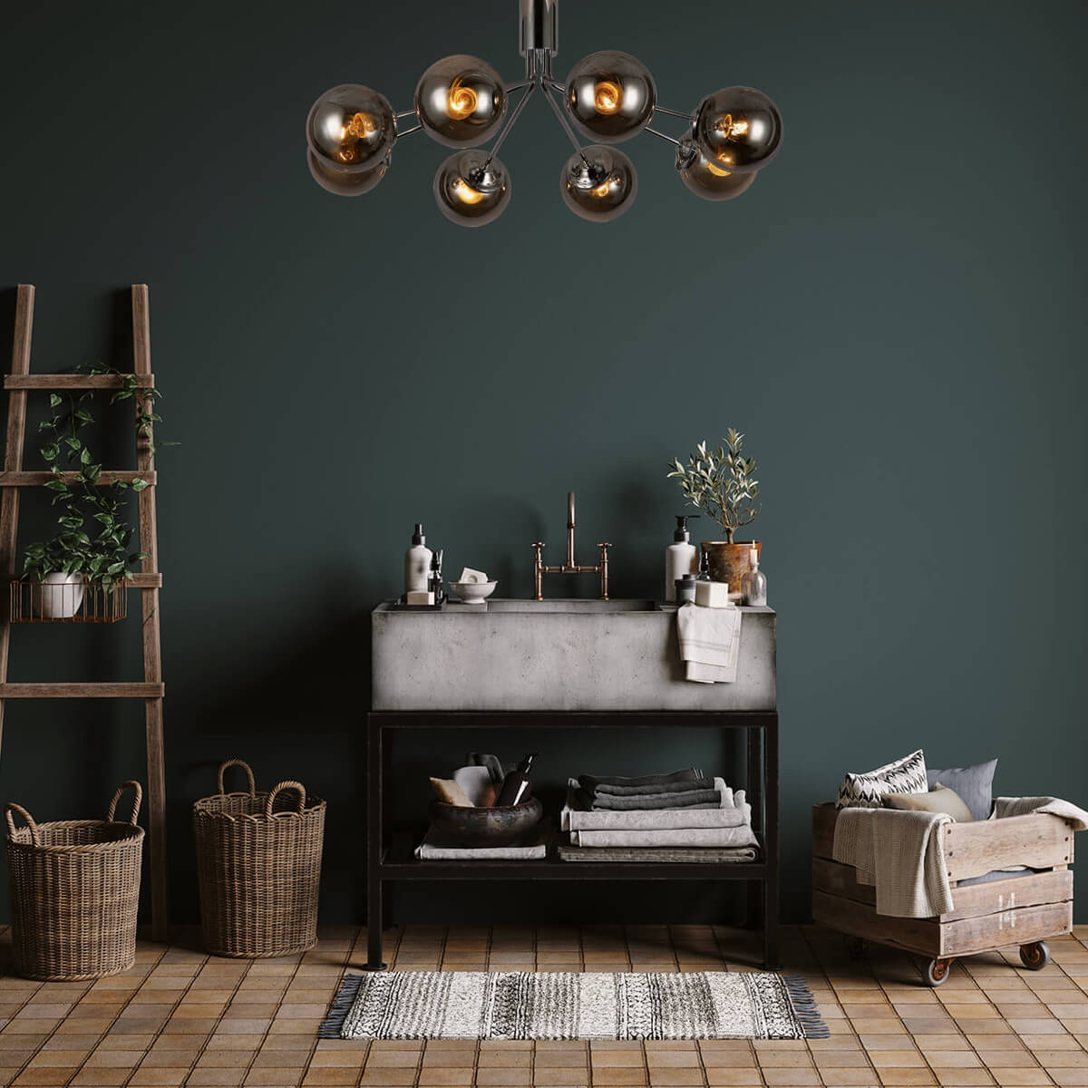 Люстра на штанге F-Promo 2630-8U