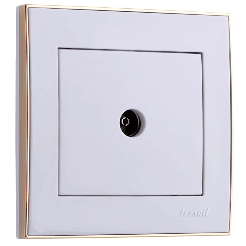 Розетка ТВ проходная Lezard Rain 703-0226-129