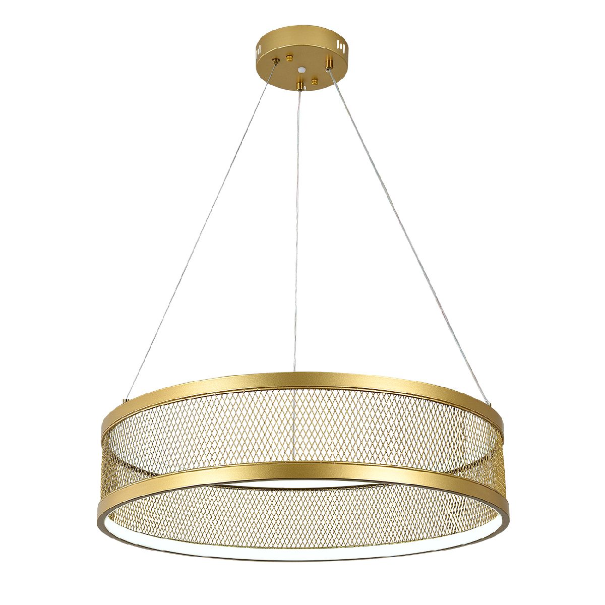 Подвесная люстра с пультом управления Indigo Solido 10022/1P Gold V000112L