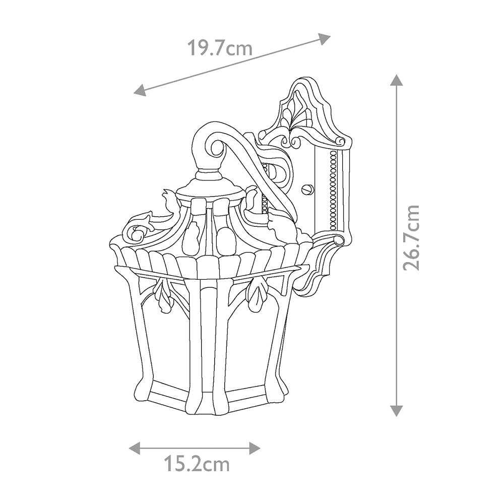 Уличный настенный светильник Kichler KL-TOURNAI2-S