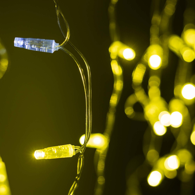 Светодиодная гирлянда Arlight ARD-Edge-Classic-2400x600-Clear-88LED-Flash Gold 031186