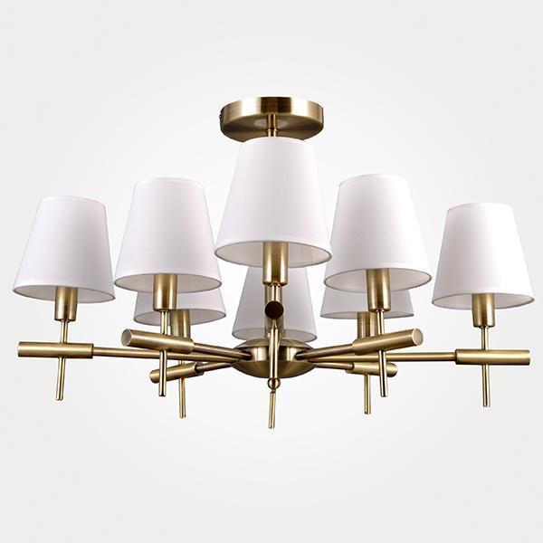 Потолочная люстра Eurosvet 60043/8 античная бронза