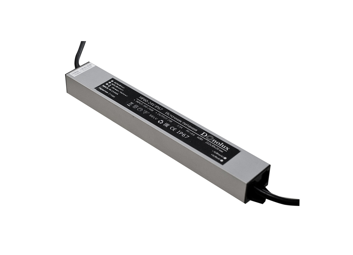 Источник питания Donolux 60Вт DC24В 2.5А HF60-24V IP67