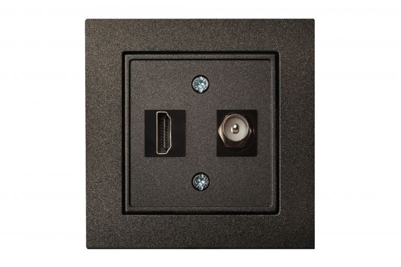 Розетка HDMI и TV Liregus Epsilon 28-1132