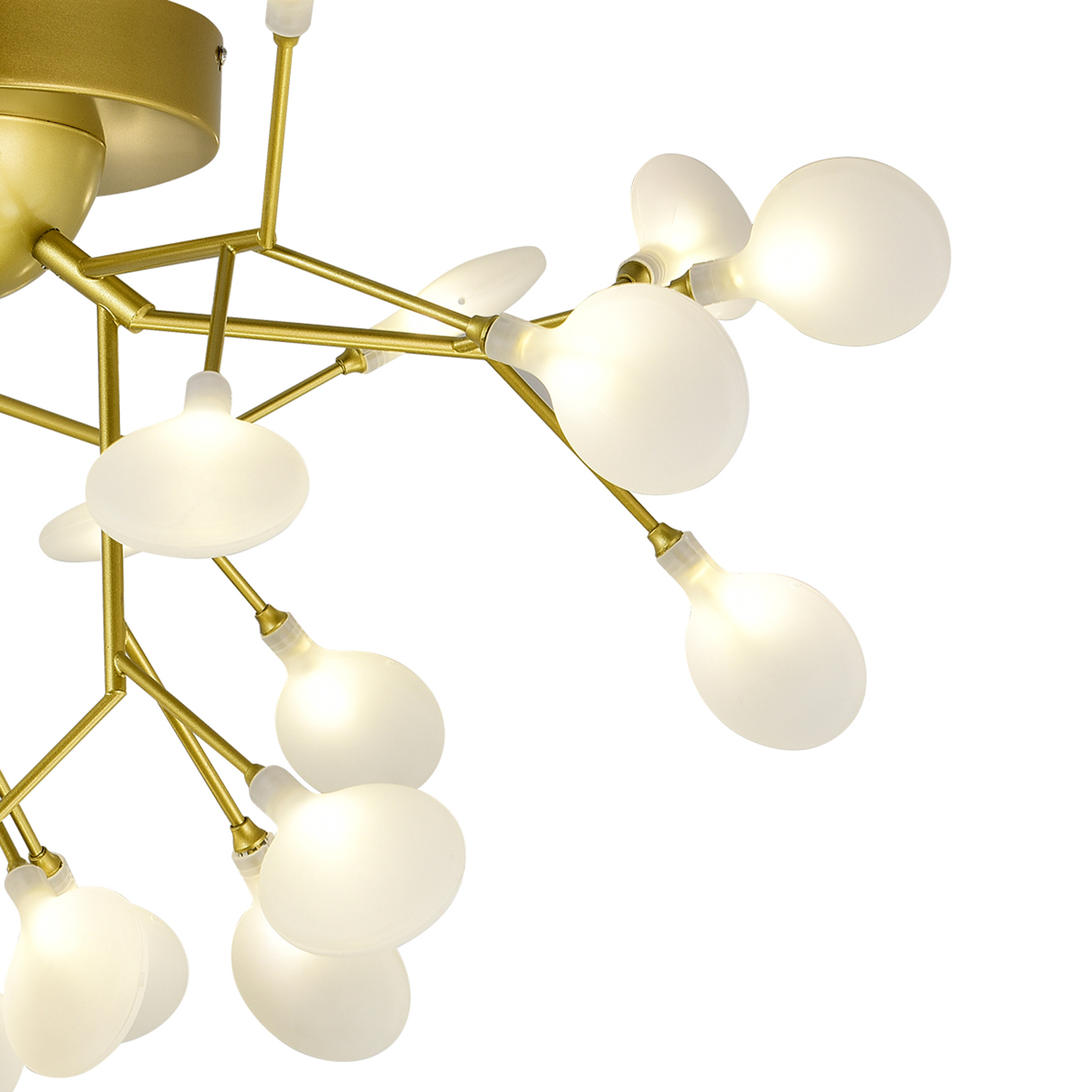 Потолочная люстра Natali Kovaltseva GRACE 75126/6C GOLD SATIN