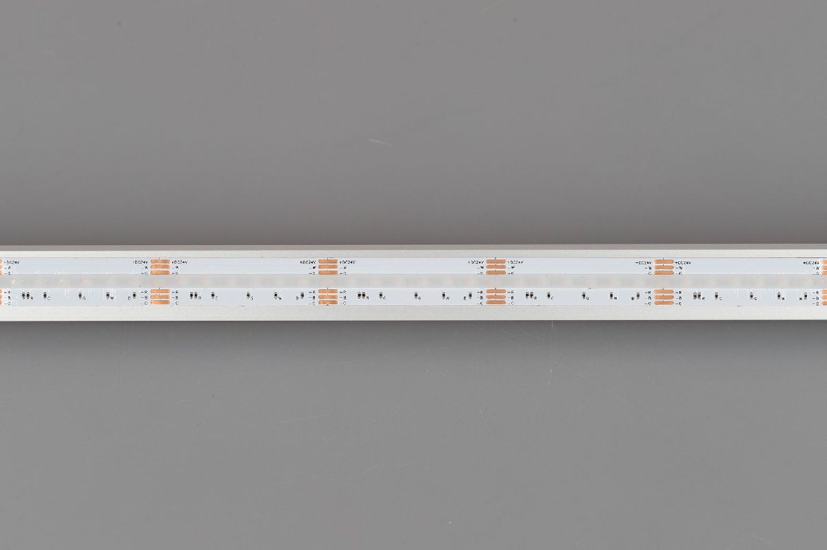 Светодиодная лента Arlight COB-X840-12mm 24V RGBW-MIX (16 W/m, IP20, 5m) 043880