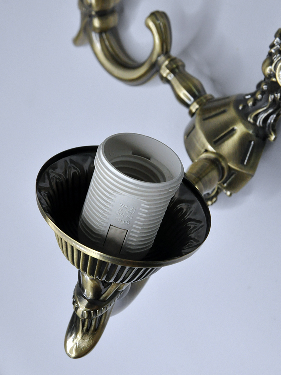 Бра Elvan BR-161/2-2xE27-Br