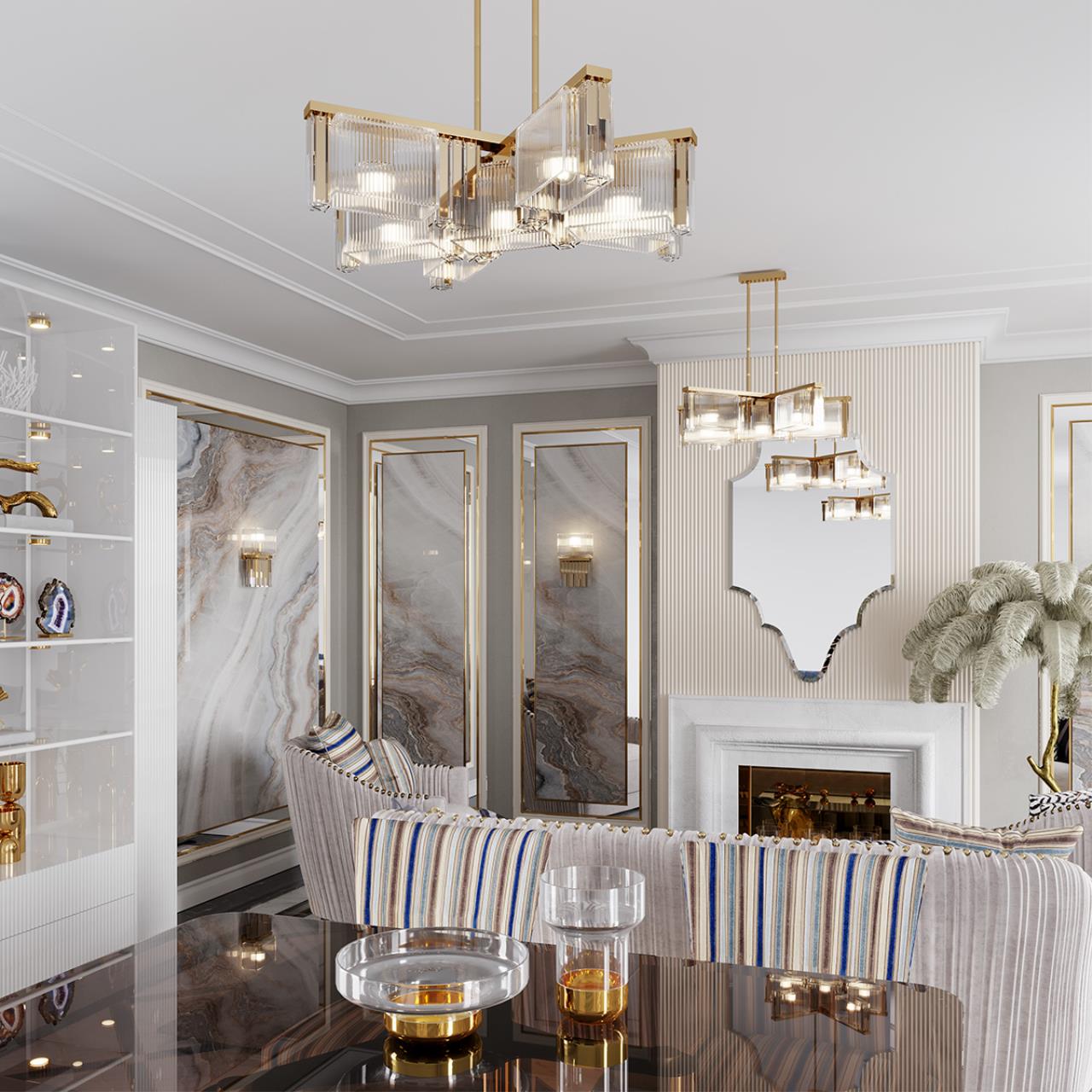 Люстра на штанге Odeon Light Gatsby 4877/3