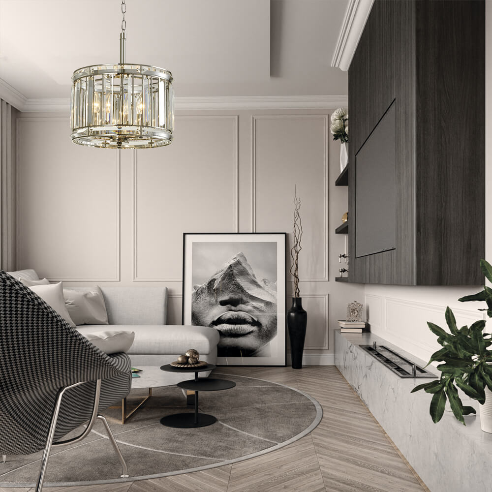 Подвесная люстра Lumien Hall Laziale LH3045/3P-NK