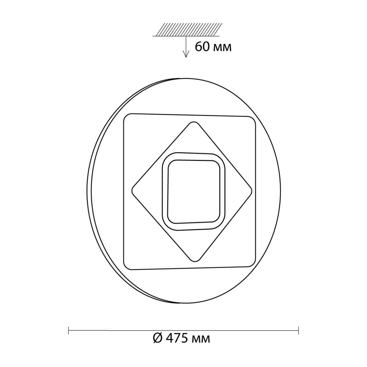 Накладной светильник Sonex 3037/EL