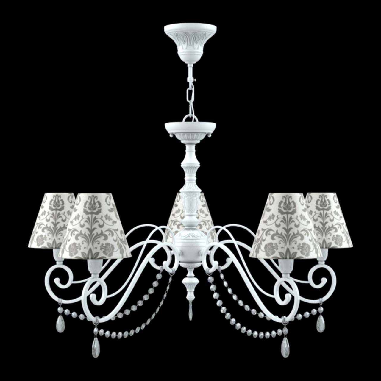 Подвесная люстра Lamp4you Classic E3-05-WM-LMP-O-1-CRL-E3-05-TR-UP