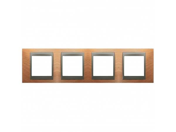 Рамка 4-постовая Schneider Electric Unica Top MGU66.008.2M2