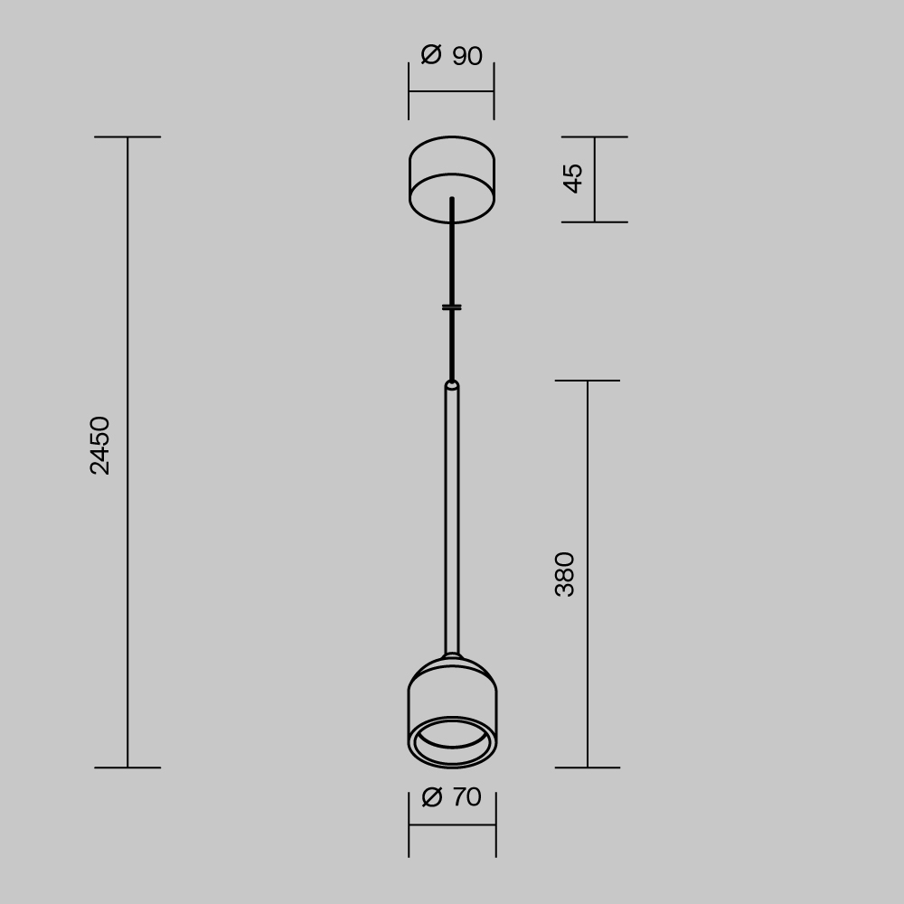 Уличный подвесной светильник Maytoni Apex O491PL-L6B3K