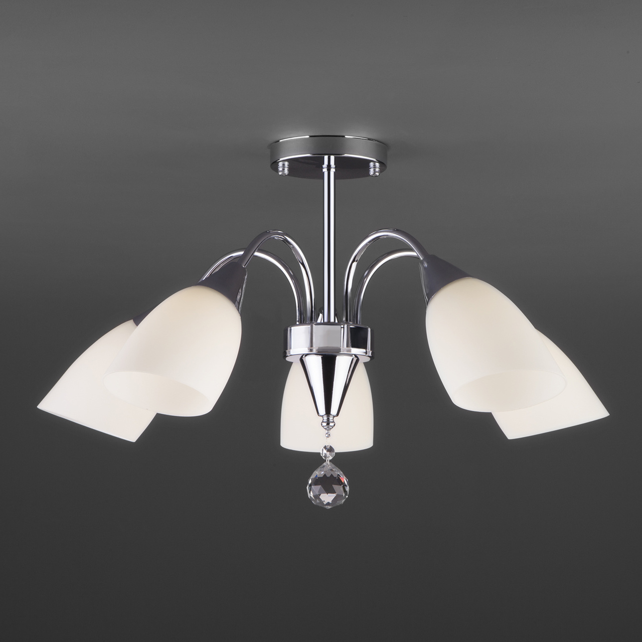 Потолочная люстра Eurosvet Ellene 30149/5 хром