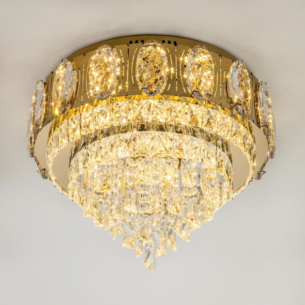 Потолочная люстра LED4U L9438-500 GD с УД