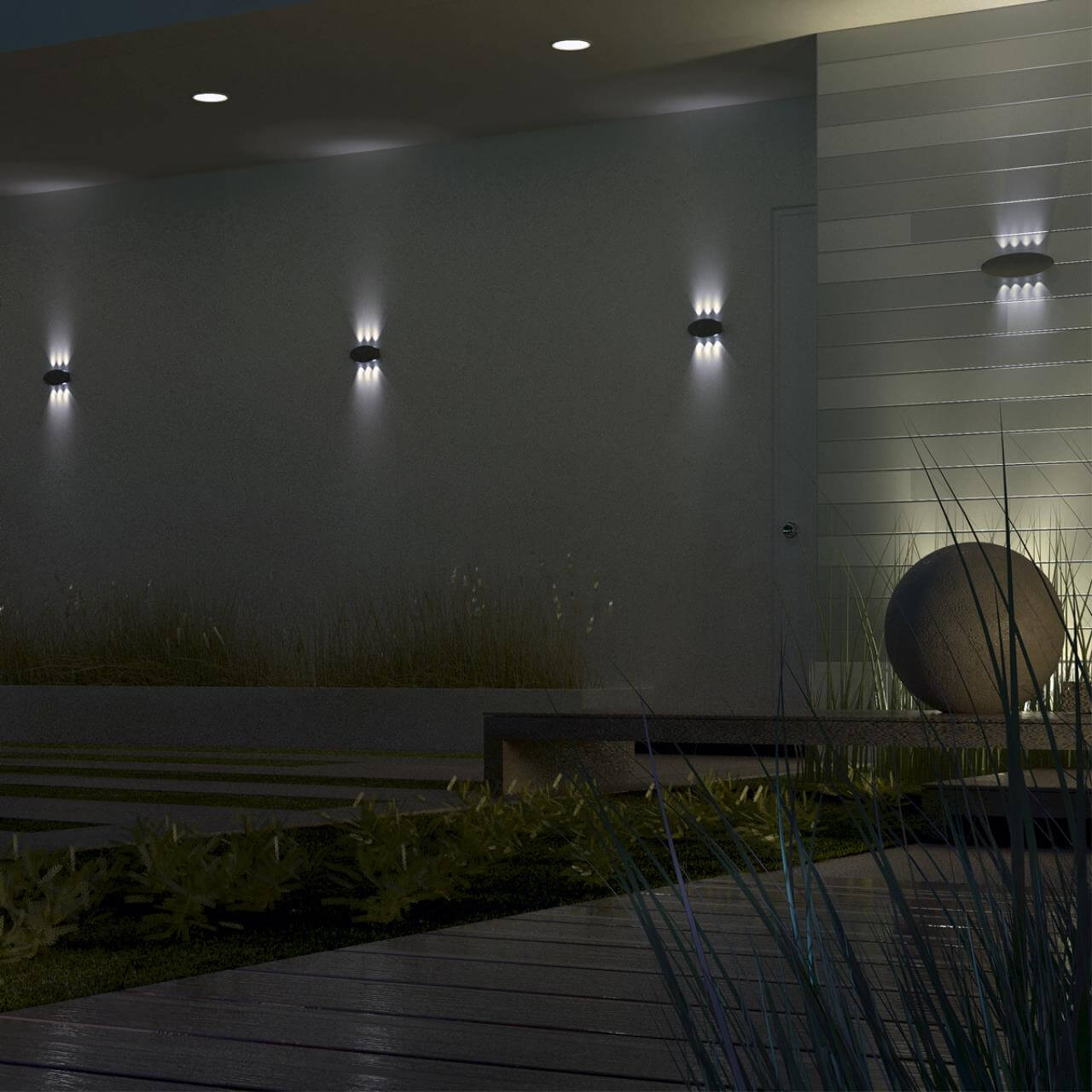 Ландшафтный настенный светильник Novotech Calle 358564