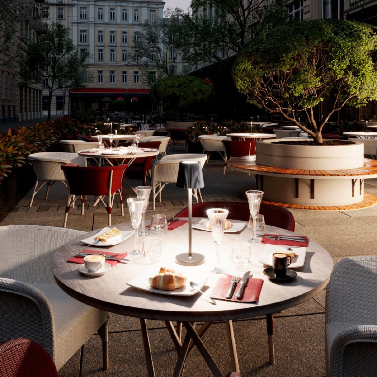 Уличный светильник Odeon Light Sunset 6670/3TL