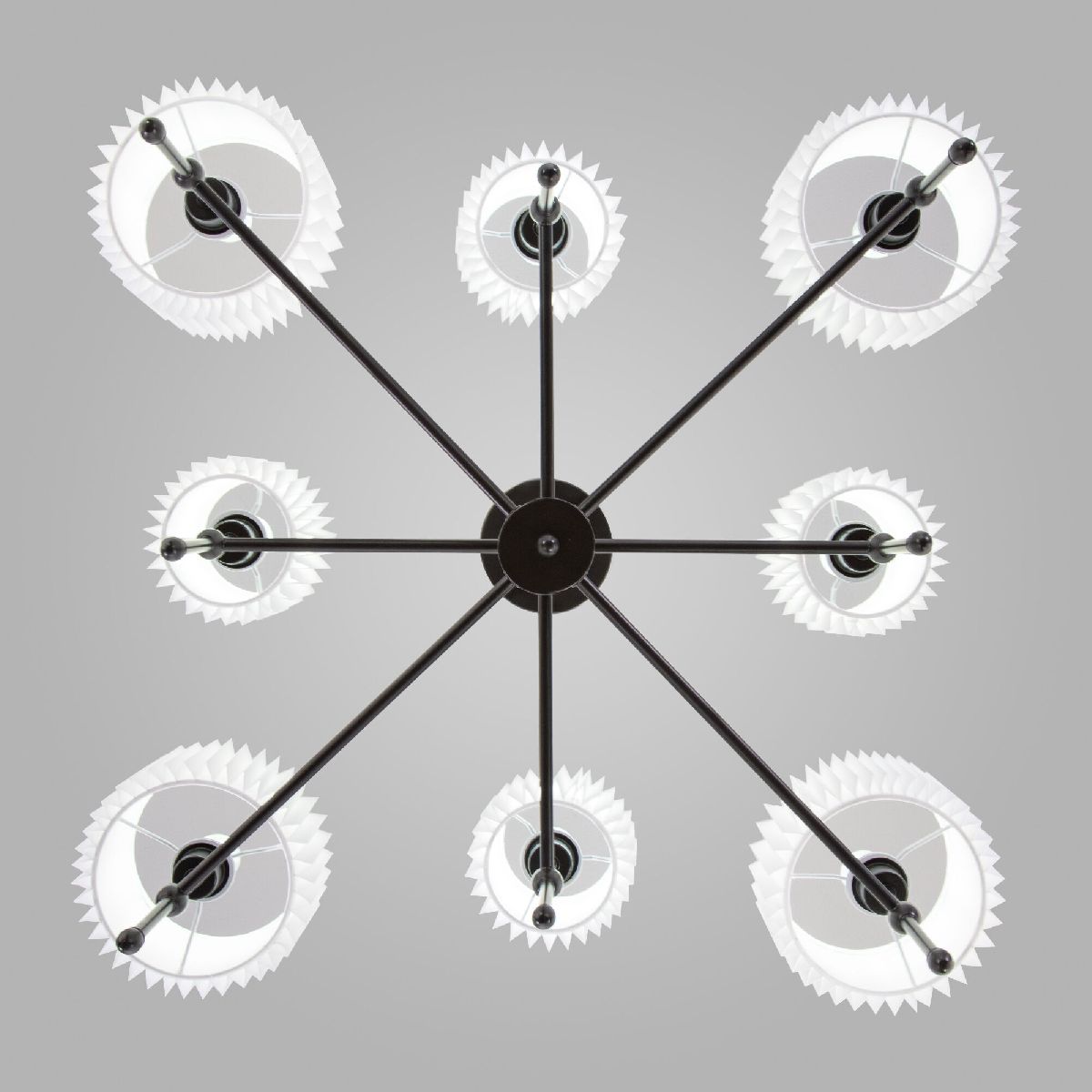 Люстра на штанге Eurosvet Notturno 60162/8 черный Smart a065663