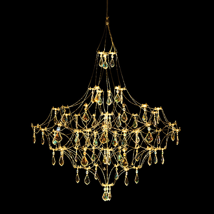 Подвесная люстра с пультом управления Myfar Allegria MR2641-66P-50SL