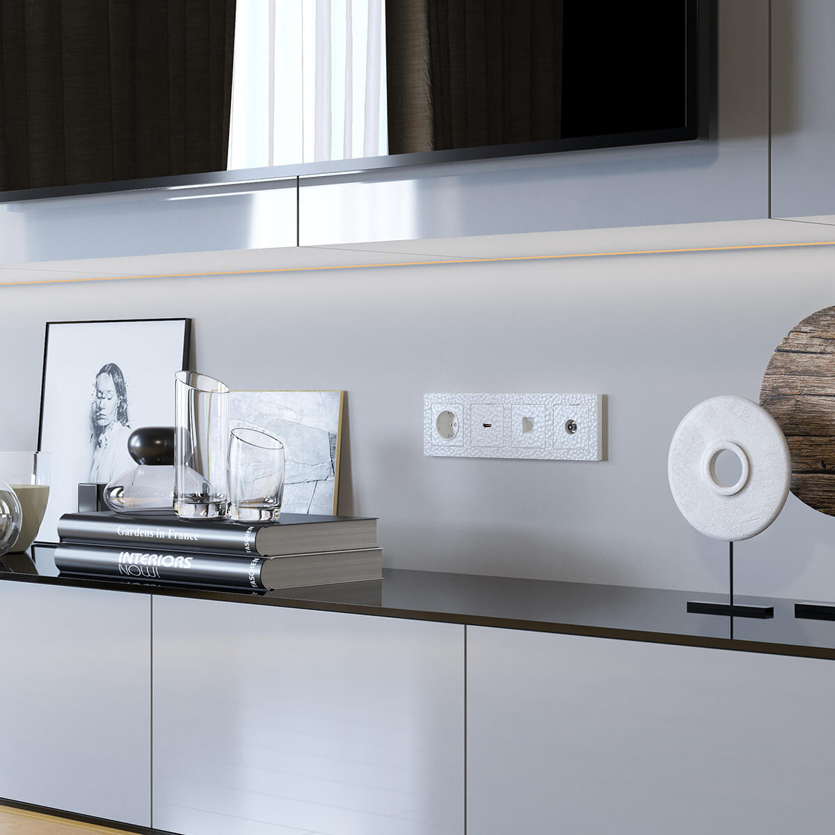 ТВ-розетка Werkel Hammer белый 4690389163067