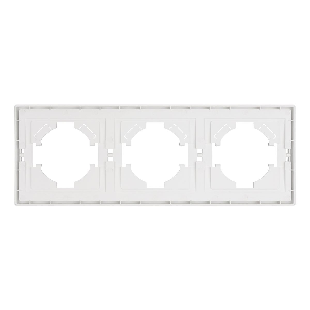 Рамка пластиковая на 3 поста Arlight FRM-TENDO-SFPL-3-WH 054653