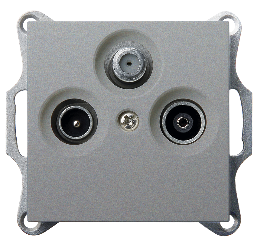 Розетка TV-FM-SAT Jasmart распределительная S коннектор G6207S