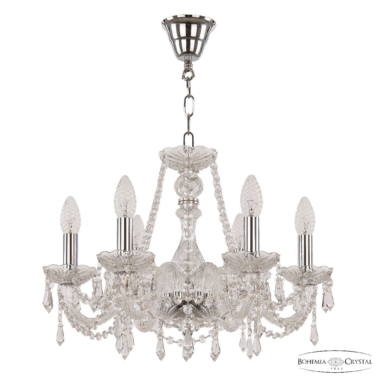 Подвесная люстра Bohemia Ivele Crystal 104/6/165 Ni