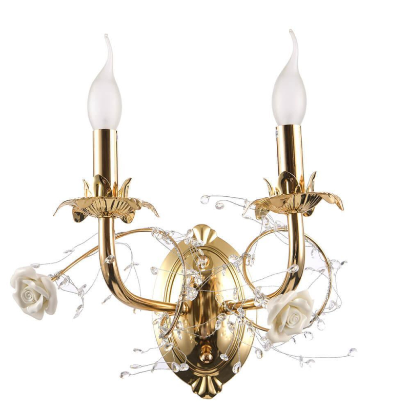 Бра золотое Seven Fires Эйдин 77302.02.01.02