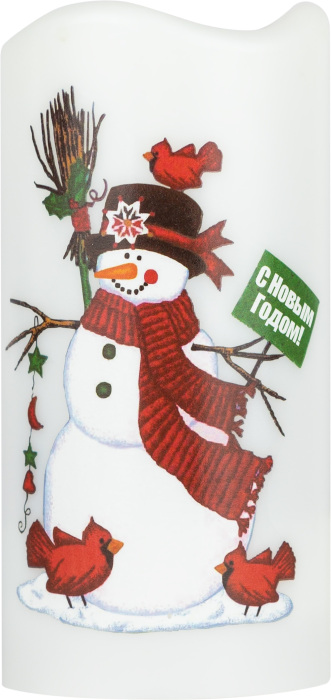 Светильник новогодний Свеча Снеговик Эра EGNDS -SN Б0060552