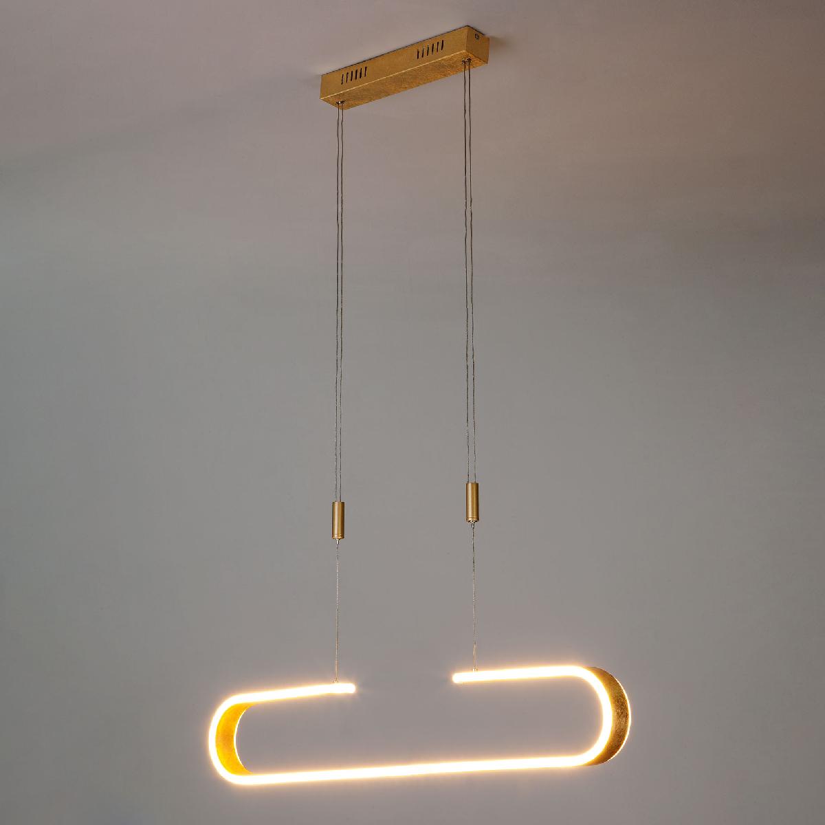 Подвесной светодиодный светильник Eurosvet Sender 90072/1 золотой