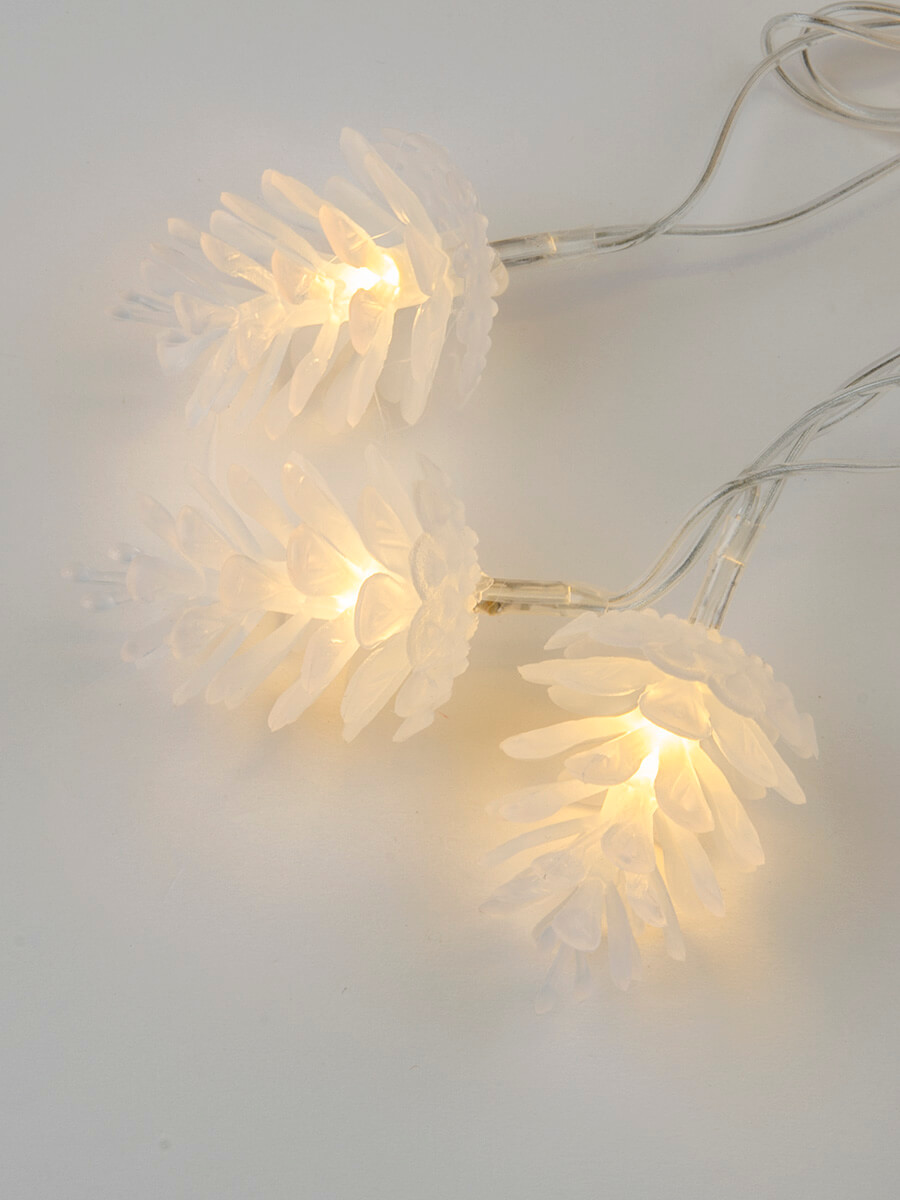 Светодиодная гирлянда Uniel Шишки (UL-00007192) теплый белый ULD-S0500-050/DTA Warm White IP20 Pine Cones