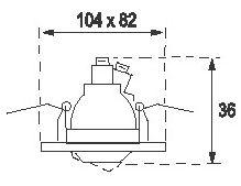 Встраиваемый светильник IMEX IL.0008.4517