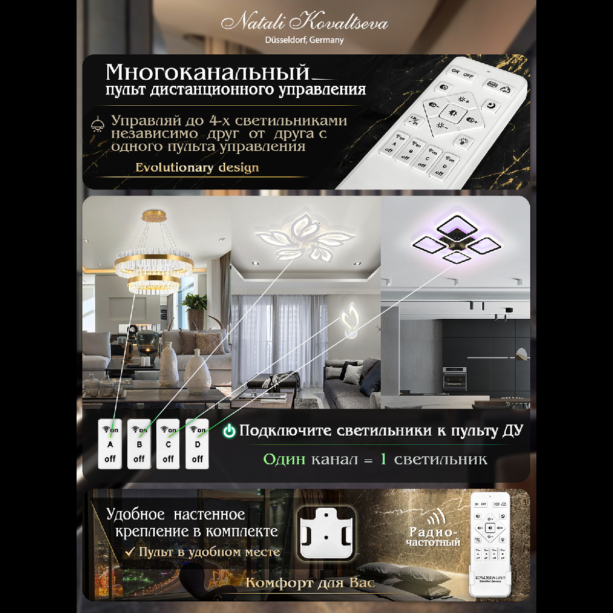 Потолочная люстра Natali Kovaltseva Angel LED LAMPS 81192