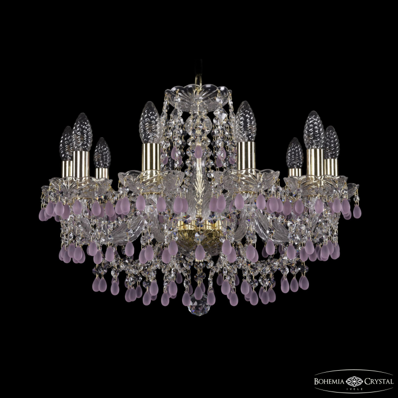 Подвесная люстра Bohemia Ivele Crystal 1410/10/195 G V7010