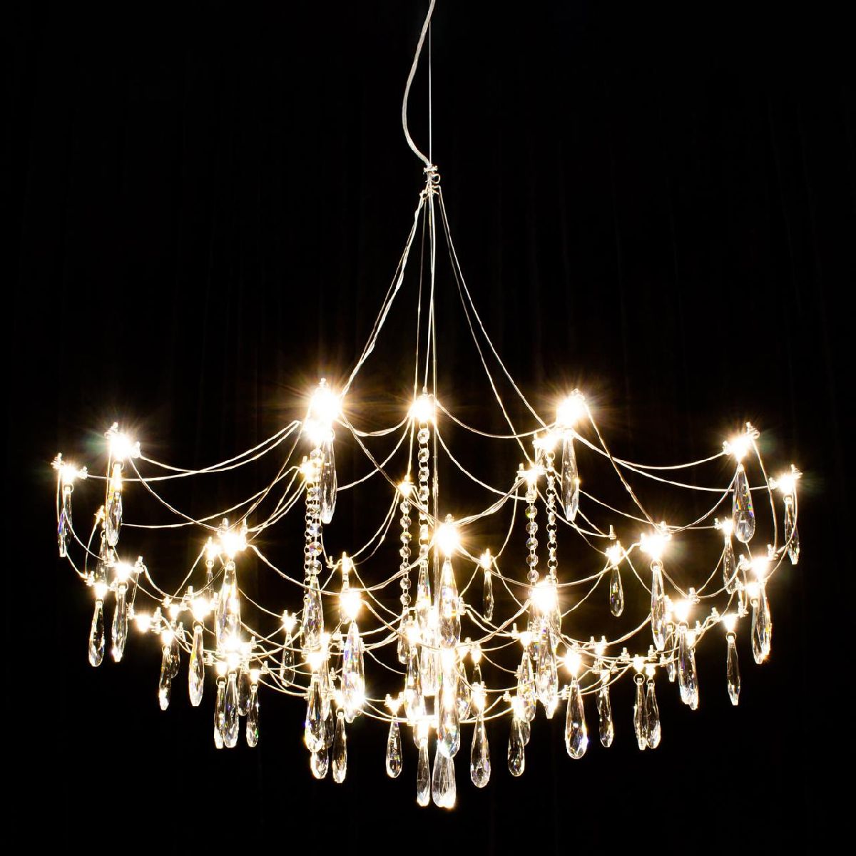 Подвесная люстра с пультом управления Citilux Aster CL208020