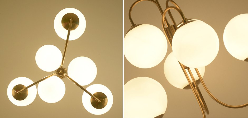 Люстра на штанге ImperiumLoft Gooseneck Pelle 123402-22