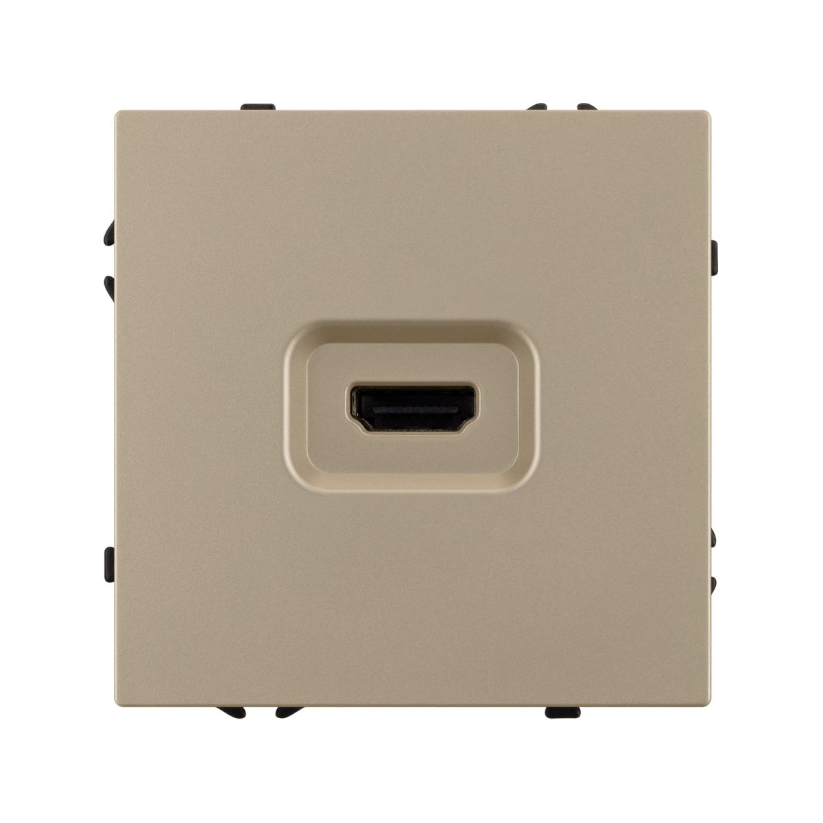 Механизм HDMI розетки Arlight SCT-NOBE-MHD1-SFPL-GD (Золотой песок) 061843